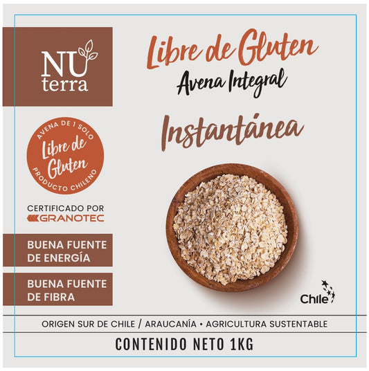 Avena instantánea Libre de Gluten 1 kilo