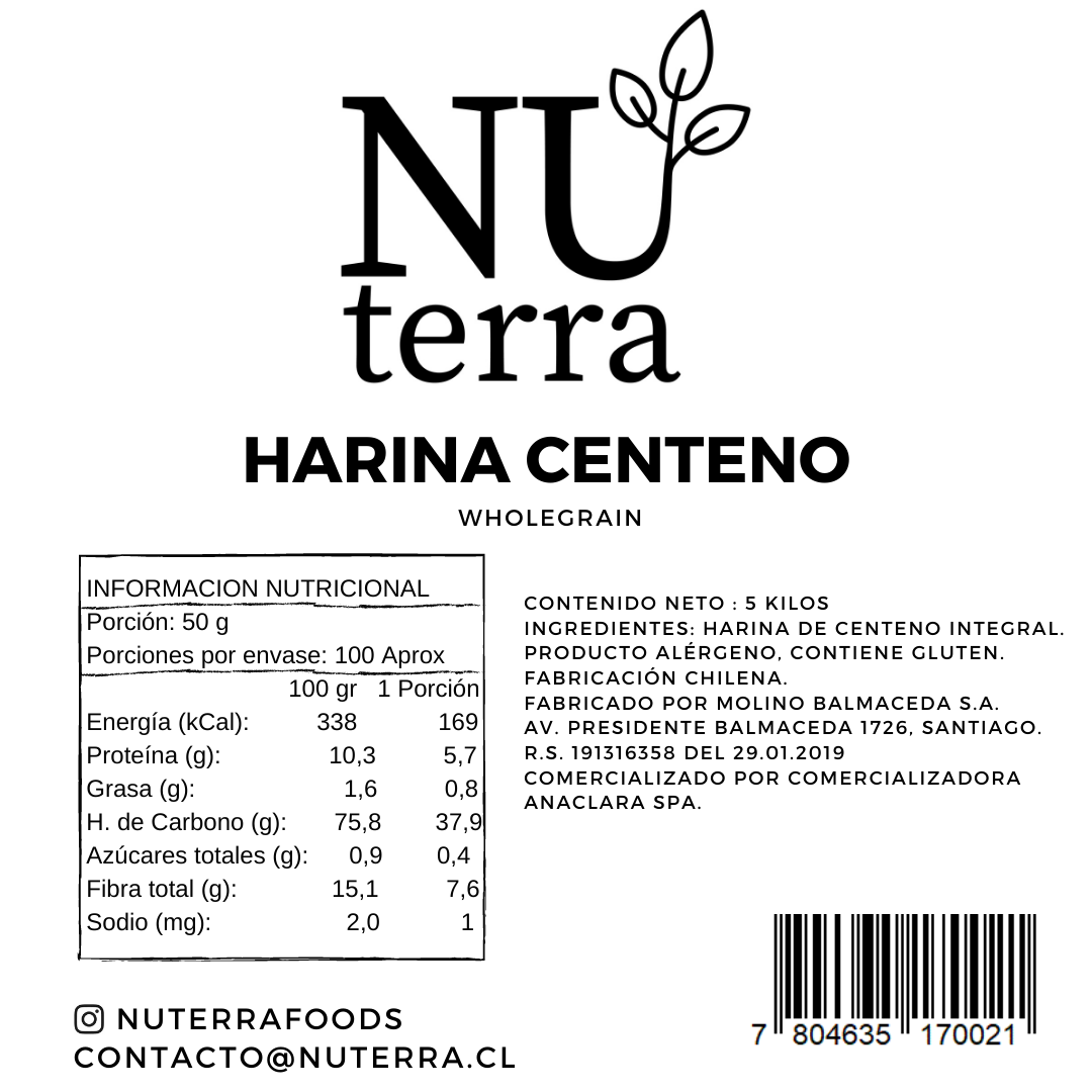 Harina Centeno 5kg