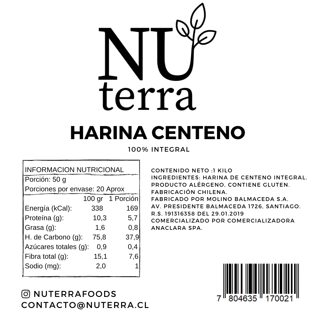Harina Centeno 1 kg